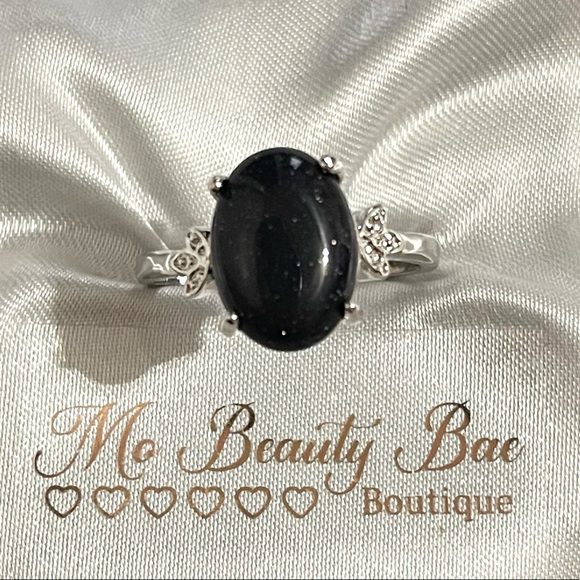 Blue Sandstone Ring - Picture 1 of 6